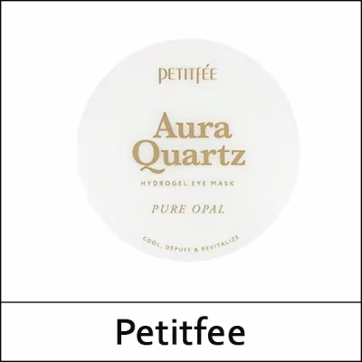 [Petitfee] (sd) Aura Quartz Hydrogel Eye Mask Pure Opal 40ea(80g) / EXP 2026.08 / 2899(8) / 7,500 won(R)